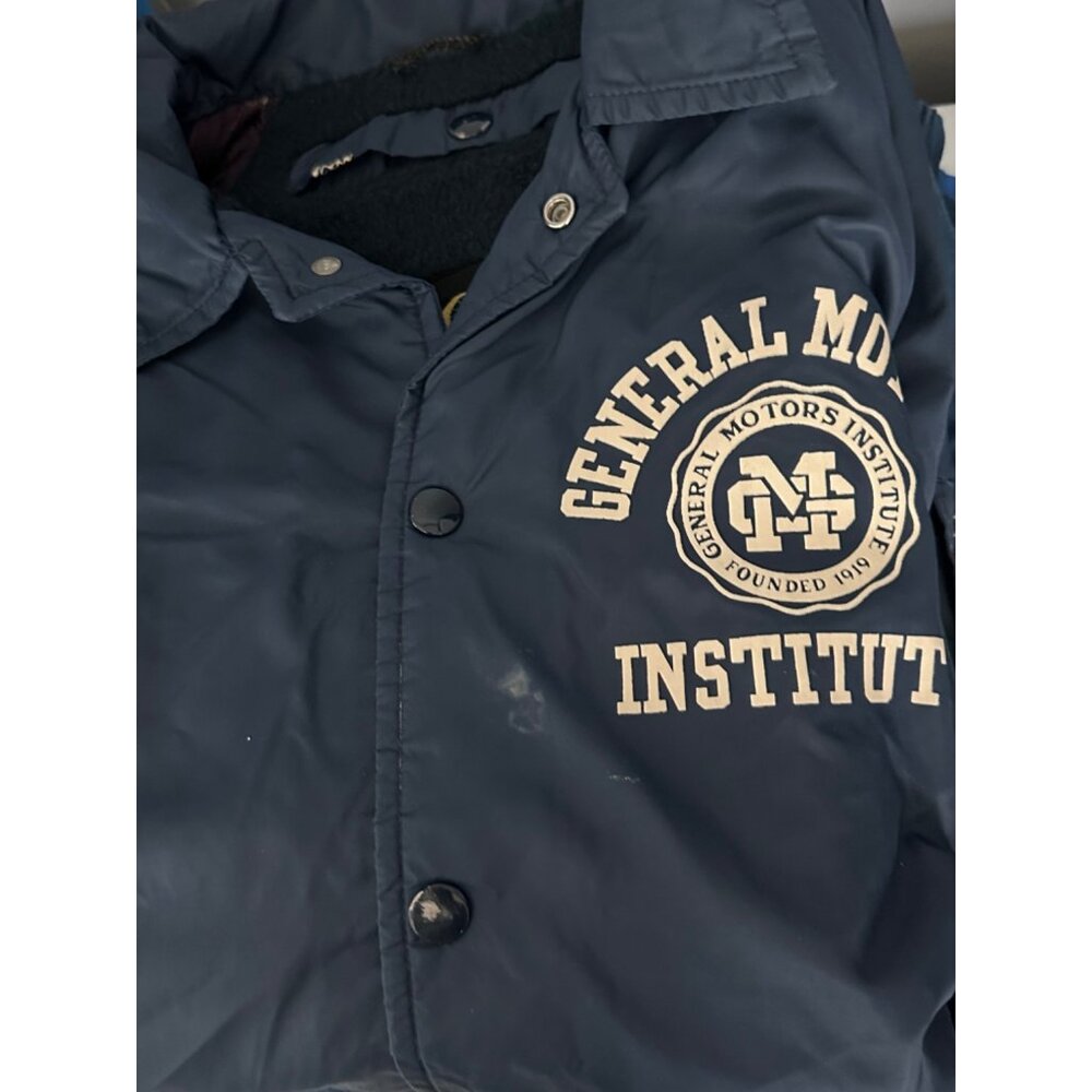 Vtg  Champion General‎ Motors Institute windbreaker Jacket Flint Michigan